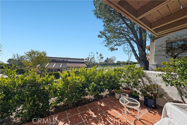 Patio off living room