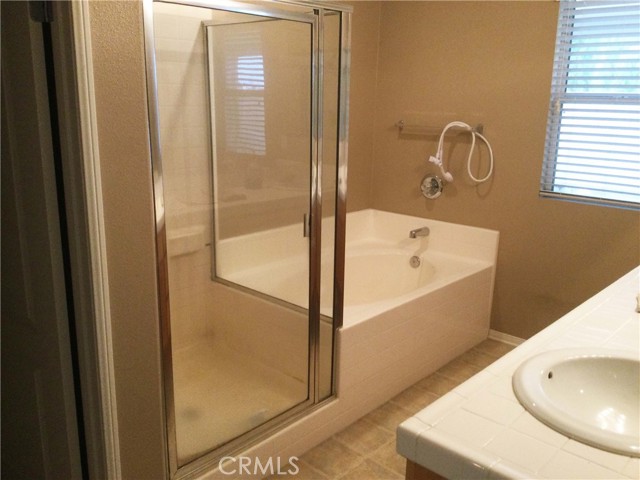 Master bathroom - has separate tub and shower