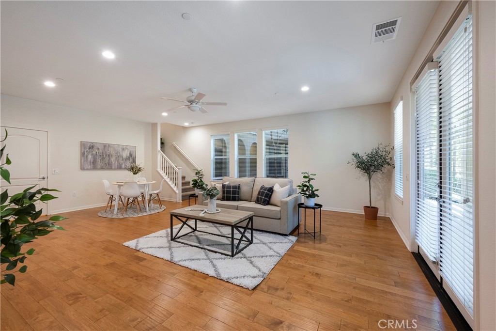 The Downstairs space is amazing and can used a number of ways! This home is zoned for a Work/Life Floor Plan...this space can be used for a Home Business, a Yoga Studio, a Family/Game Room, a Bedroom...the possibilities are endless!