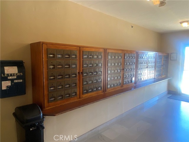 Mailboxes one per unit.
