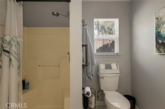 Primary ensuite with walk in shower.