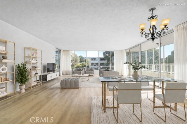 Virtually Staged - Bright Family Room with peek-a-boo ocean views.