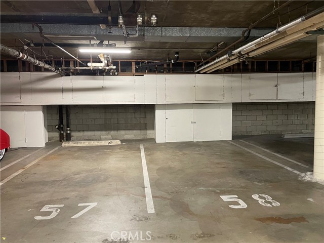 Parking and overhead storage plus bike storage Level one off elevator