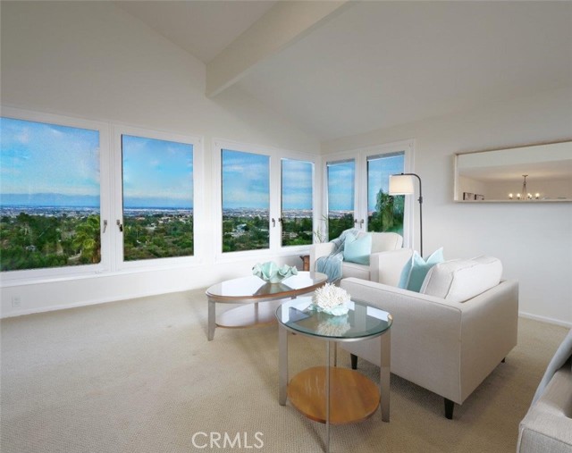 Living Room Looking Out to View