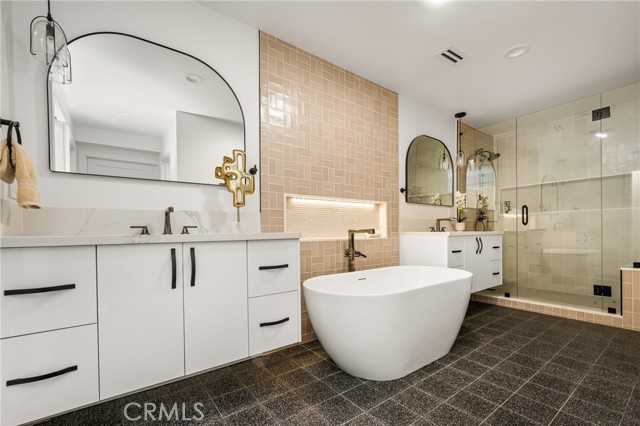 Downstairs primary bathroom