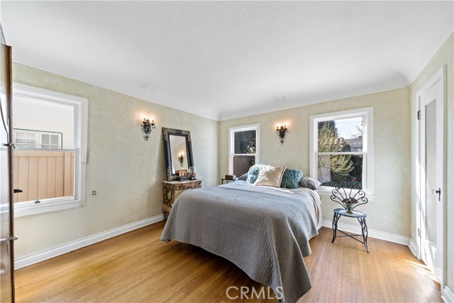 Spacious first bedroom.