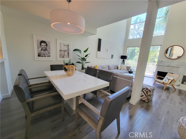 Spacious formal dining area