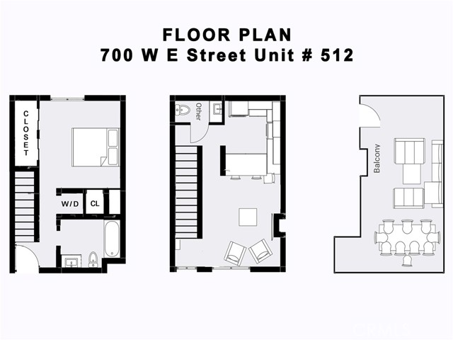 700 E Street, San Diego, California 92101, 1 Bedroom Bedrooms, ,2 BathroomsBathrooms,Residential,For Sale,E Street,OC23224055