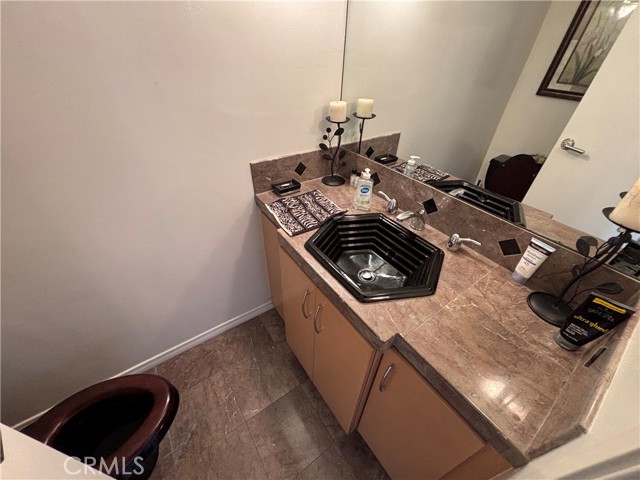 Living area Powder room