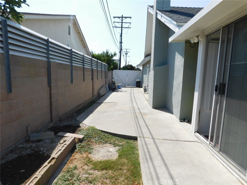 View of possible RV Parking