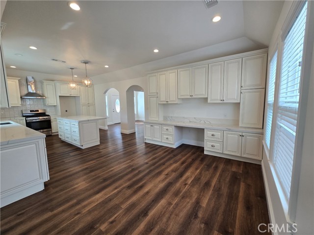 Built in custom cabinetry that is great for an in-home office