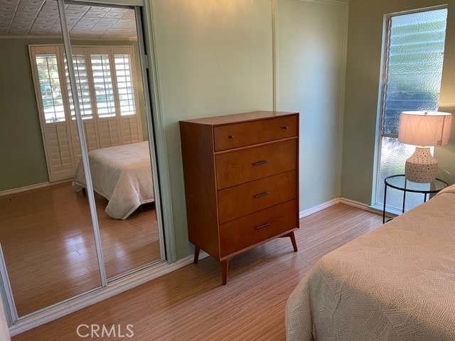 Two Closets and Dresser in the Primary Bedroom