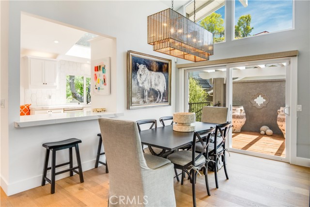 Dining Room into Outside Deck