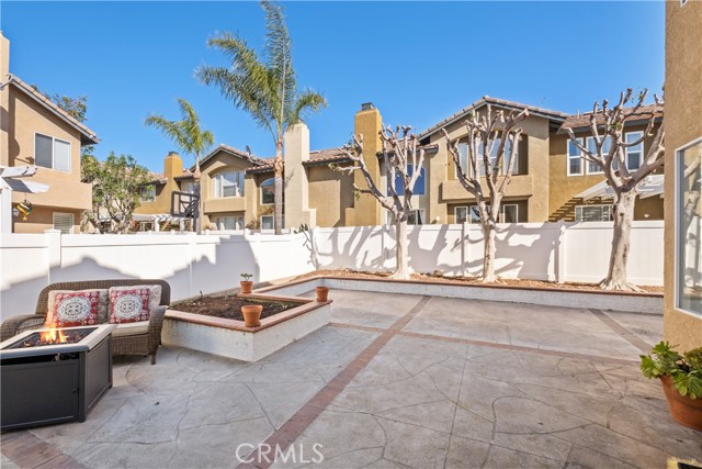 Back patio with open space