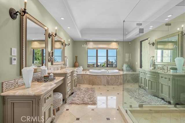 Luxurious and huge primary bathroom