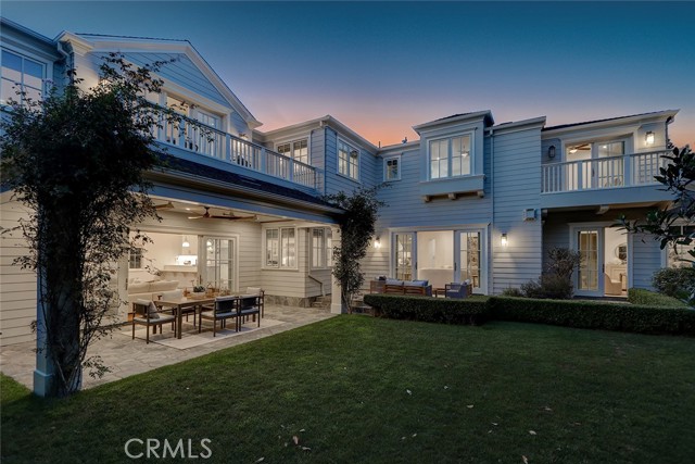 Evening Backyard and Patio Areas