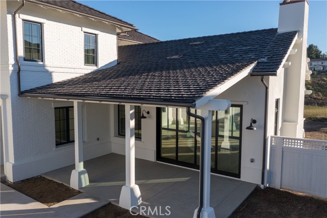 Back Covered Patio off Great Room & Motor Court