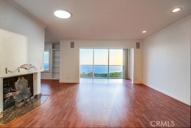 Spacious and bright living room.