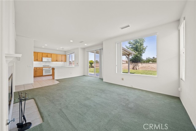 Family Room + fireplace