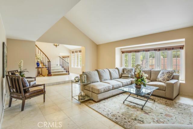 the formal living room looking towards the entrance.
