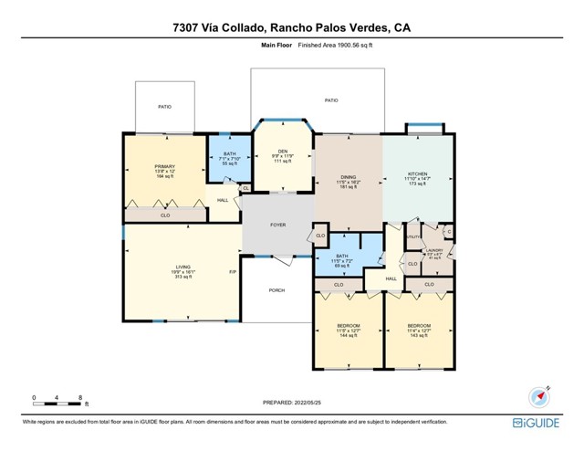 7307 Via Collado, Rancho Palos Verdes, California 90275, 3 Bedrooms Bedrooms, ,2 BathroomsBathrooms,Residential,Sold,Via Collado,SB22114781