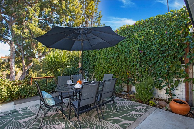 Passionfruit vine provides greenery and fruit!