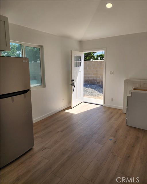 View from kitchen to front door.