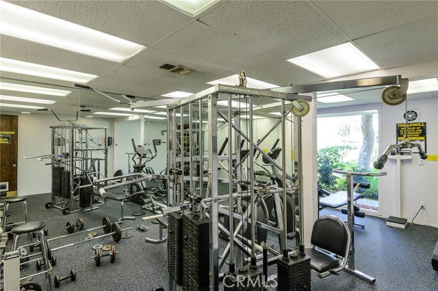 gym inside the club house