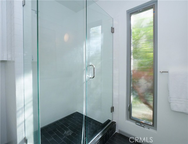 Walk-in shower in primary batroom