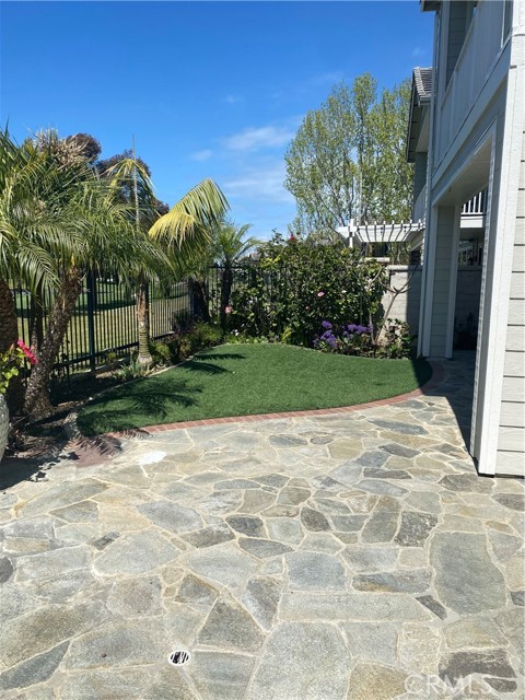 Patio off family room