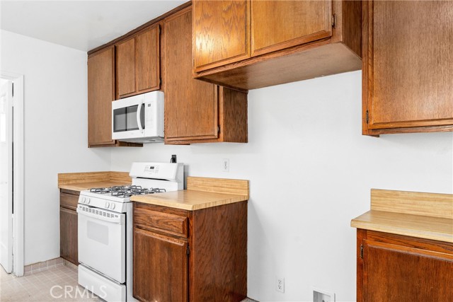 Kitchen showing ample storage