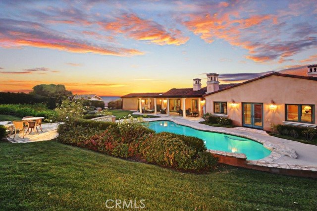 Resort-like back yard with peek-a-boo ocean views