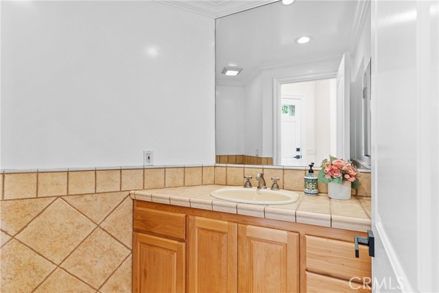 2nd powder room in family room.