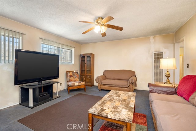 bedroom converted to living room