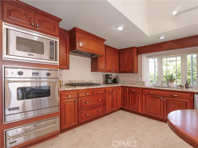 Kitchen with SS appliances