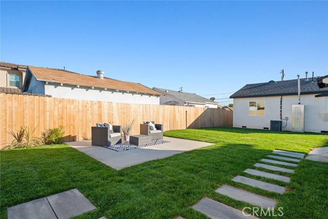 Outdoor living space- 8253 Keim st.