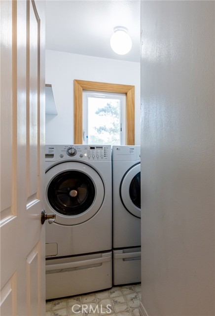 Laundry room on main level
