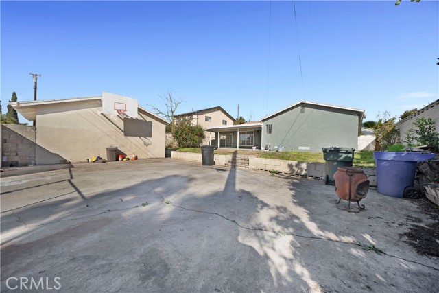 view from the back gate with direct alley access