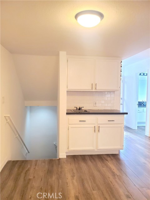 stairs to laundry and garage