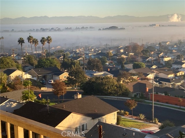 Amazing and peaceful morning view of the city.