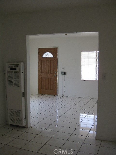 Inside entryway