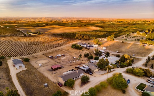 Access to property from both the East and West sides with gates.  RV parking and storage