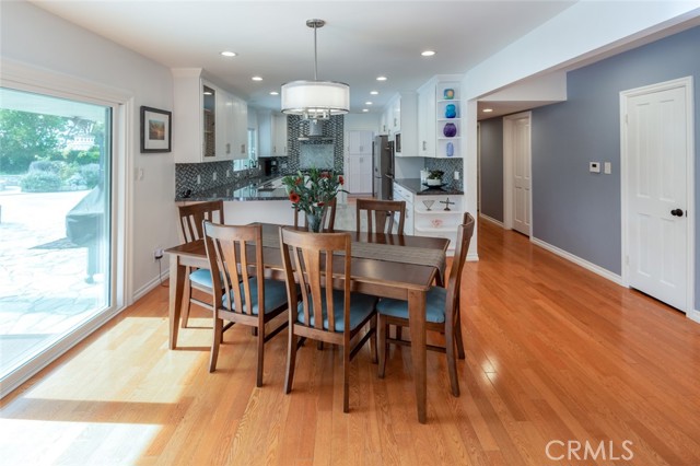 View of the kitchen from family room