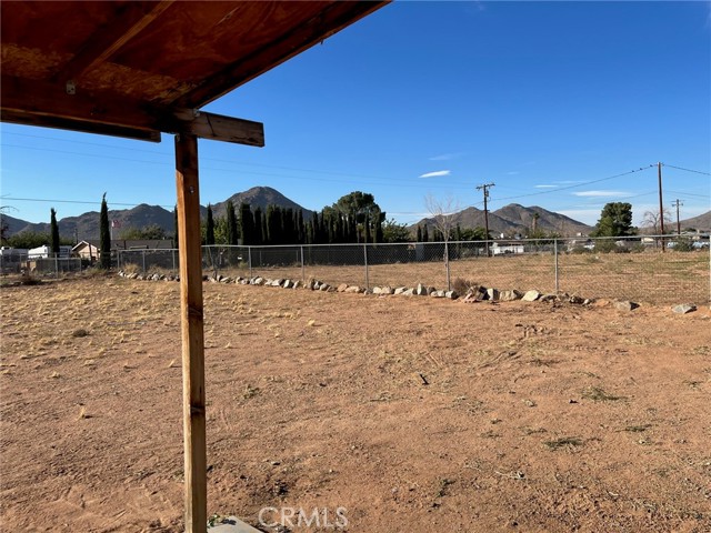 View of the hills from backyard