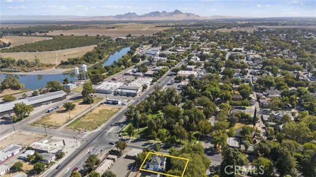 view of Sutter Buttes and Sacramento River