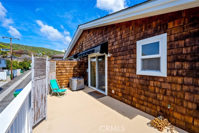 Balcony off the 3rd bedroom