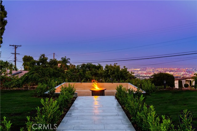 Front Yard Seated Firepit & View