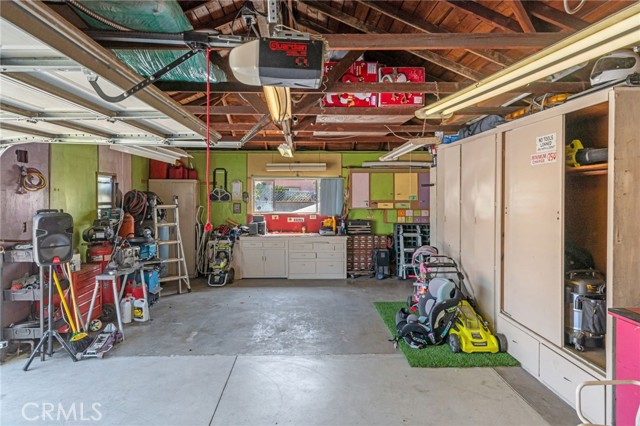 inside of garage