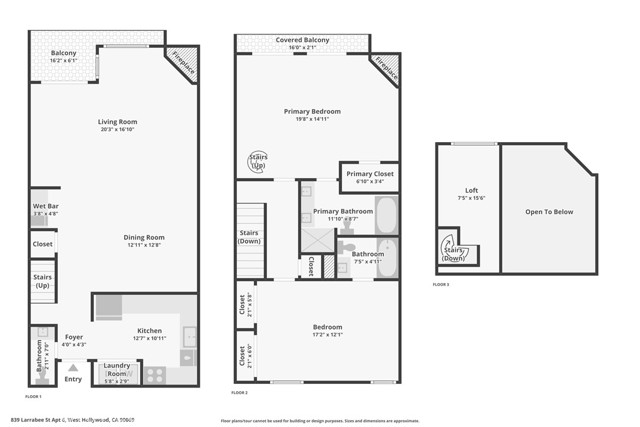 Detail Gallery Image 35 of 35 For 839 Larrabee St #6,  West Hollywood,  CA 90069 - 2 Beds | 2/1 Baths