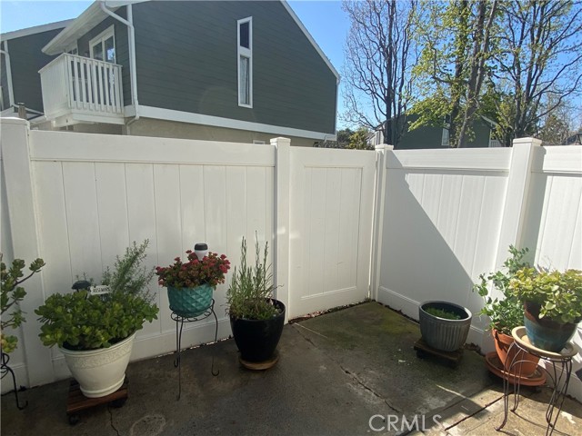 Back patio gate